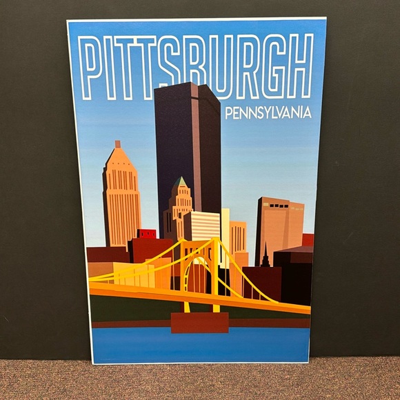 PITTSBURGH canvas print - Picture 1 of 2